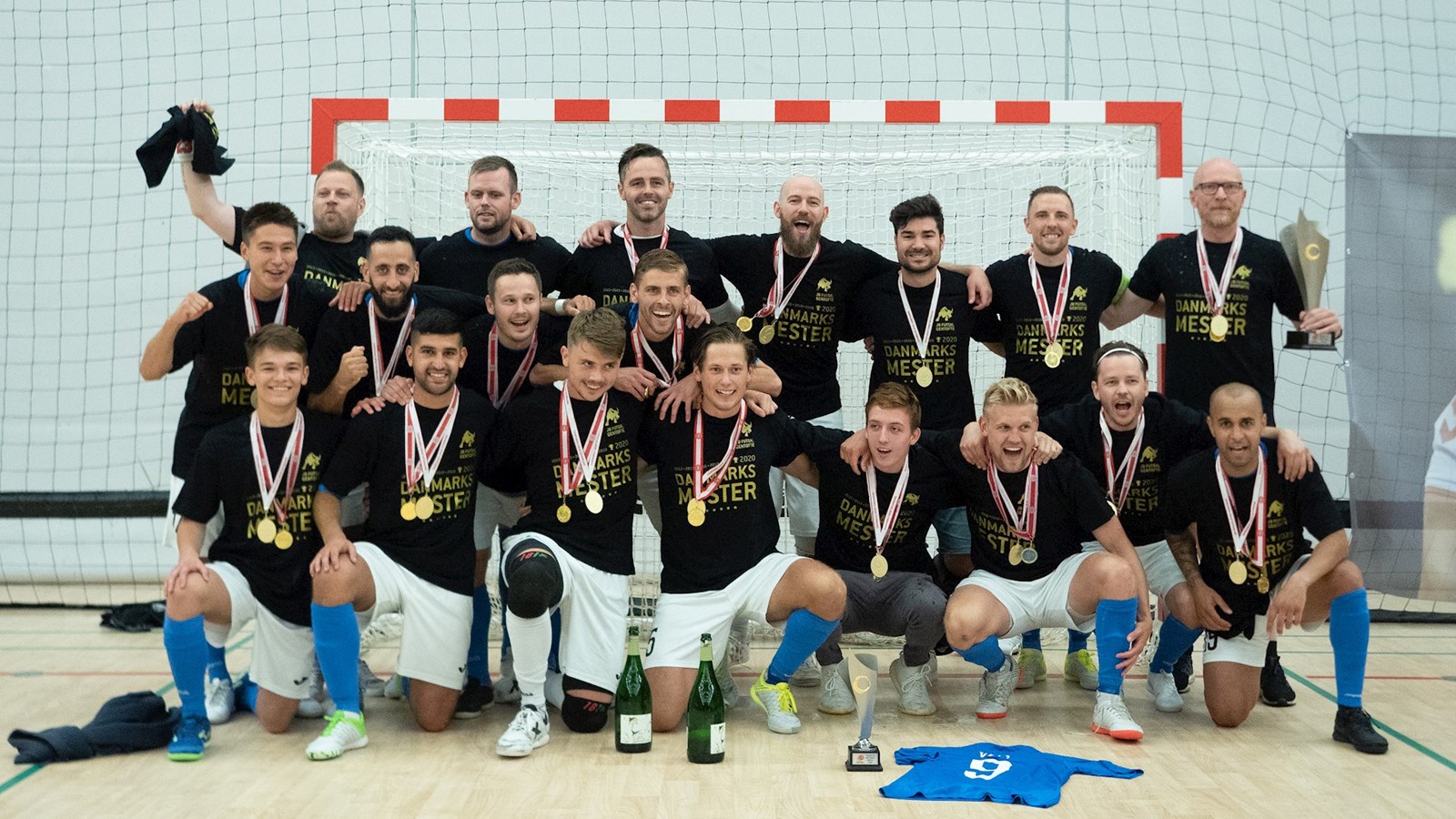 Futsal Gentofte danmarksmestre efter stort drama