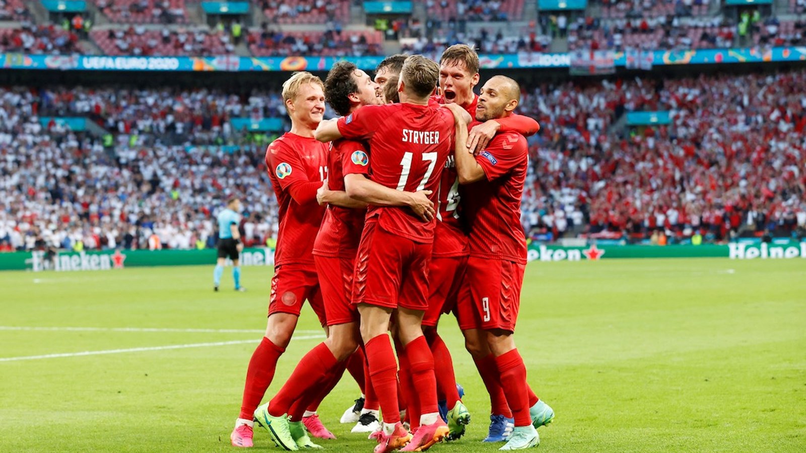 Dansk nederlag i EM-semifinalen mod England