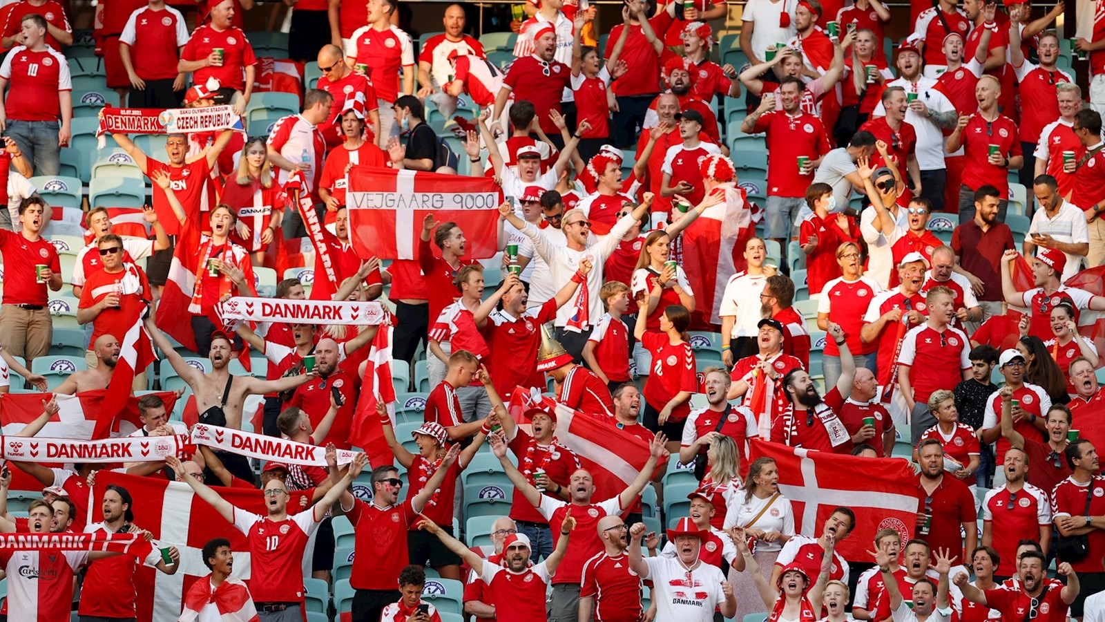 Engelsk-bosiddende danskere afgørende for støtten på Wembley