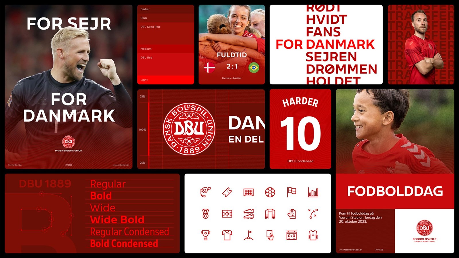 Dansk Boldspil-Union får ny visuel identitet